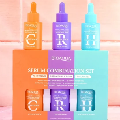 Kit Bioaqua Suero Vitamina C + Retinol + Ácido Hialurónico - Image 2