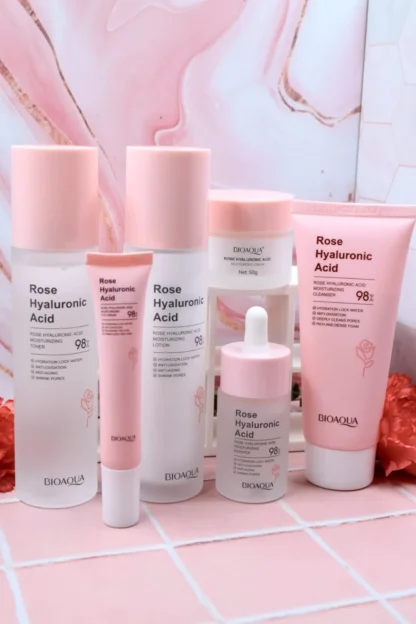 Kit Facial Bioaqua Rose Hyaluronic Acid - Image 2